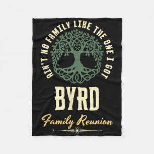 Family Reunion 2025 Matching Design - Byrd  Fleece Blanket