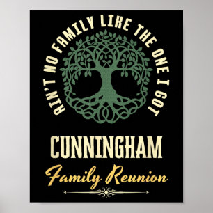 Family Reunion 2025 Matching Design - Cunningham  Poster