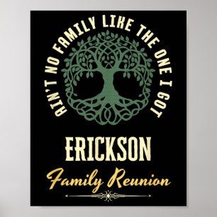 Family Reunion 2025 Matching Design - Erickson Poster