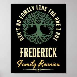 Family Reunion 2025 Matching Design - Frederick  Poster