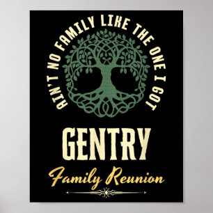 Family Reunion 2025 Matching Design - Gentry Poster