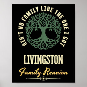 Family Reunion 2025 Matching Design - Livingston Poster