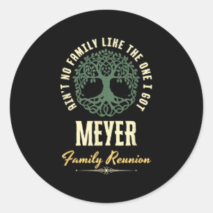 Family Reunion 2025 Matching Design - Meyer Classic Round Sticker