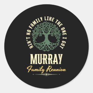 Family Reunion 2025 Matching Design - Murray Classic Round Sticker