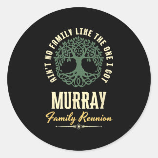 Family Reunion 2025 Matching Design - Murray Classic Round Sticker