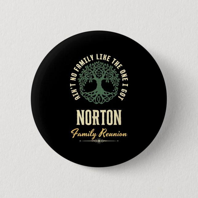 Family Reunion 2025 Matching Design - Norton  6 Cm Round Badge (Front)