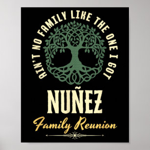 Family Reunion 2025 Matching Design - Nuñez Poster