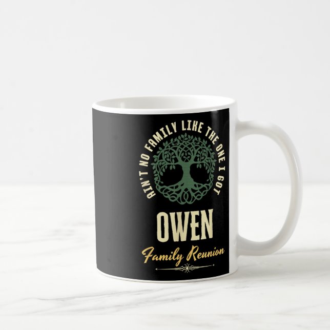Family Reunion 2025 Matching Design - Owen  Coffee Mug (Right)