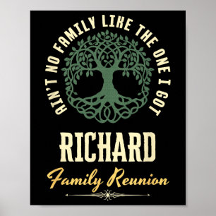 Family Reunion 2025 Matching Design - Richard Poster