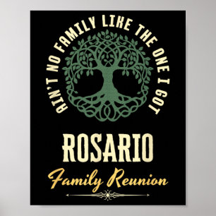 Family Reunion 2025 Matching Design - Rosario Poster