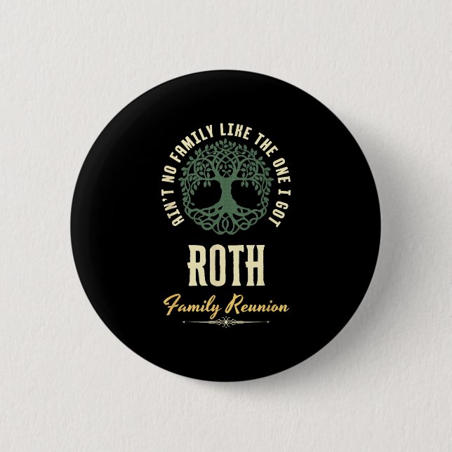 Family Reunion 2025 Matching Design - Roth  6 Cm Round Badge (Front)