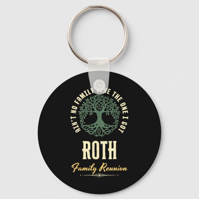 Family Reunion 2025 Matching Design - Roth  Key Ring (Front)