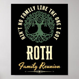 Family Reunion 2025 Matching Design - Roth Poster