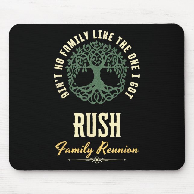Family Reunion 2025 Matching Design - Rush  Mouse Pad (Front)