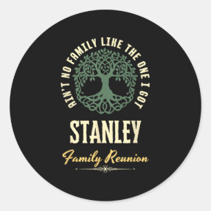 Family Reunion 2025 Matching Design - Stanley  Classic Round Sticker