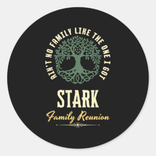 Family Reunion 2025 Matching Design - Stark Classic Round Sticker