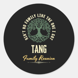 Family Reunion 2025 Matching Design - Tang Classic Round Sticker