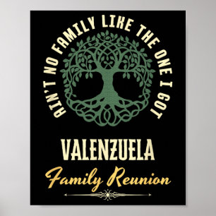 Family Reunion 2025 Matching Design - Valenzuela Poster