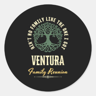 Family Reunion 2025 Matching Design - Ventura Classic Round Sticker