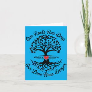 Family Reunion 2026 Roots Run Deep Love Runs Card