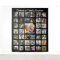 Family Reunion 39 Photo Collage Personalised Black