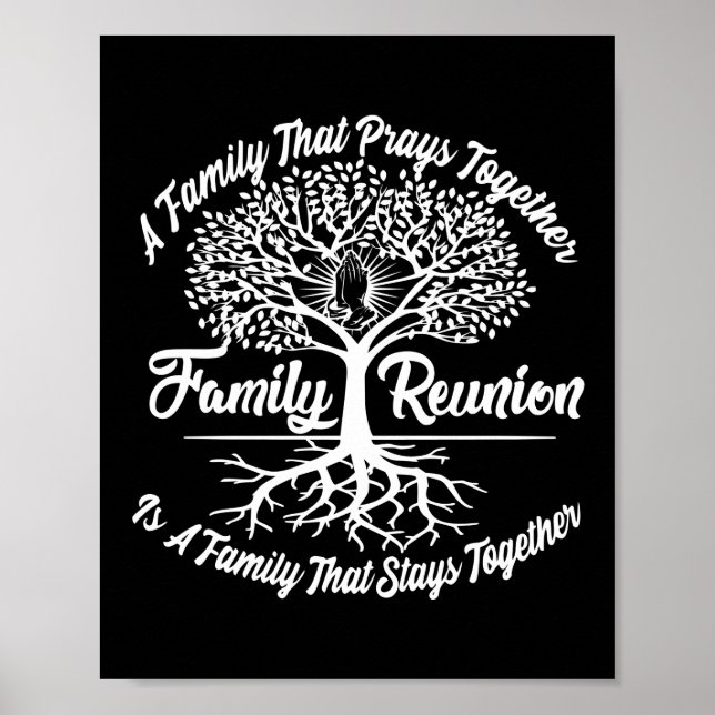 Family Reunion A Family Prays Together Poster (Front)
