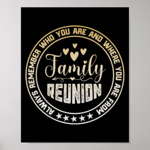 Family Reunion Always Remember Who You Are Poster