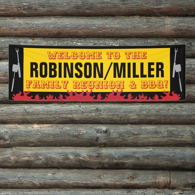 Family Reunion and BBQ Barbecue Banner (Creator Uploaded)