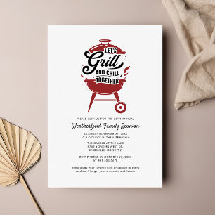 Family Reunion Annual BBQ Summer Party Invitation