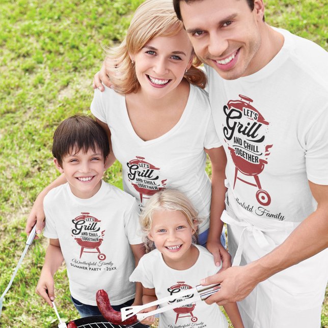 Family Reunion Annual BBQ Summer Party Matching T-Shirt (Creator Uploaded)