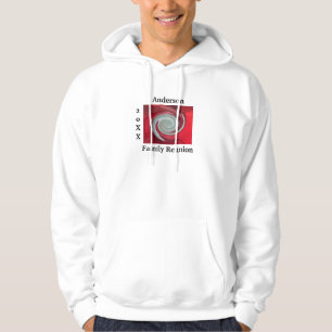 Family Reunion Artistic Abstract Swirl Keepsake Hoodie