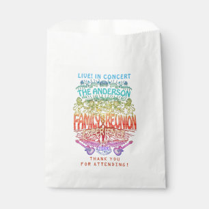 Family Reunion Band Retro 70s Concert Thank You v2 Favour Bag