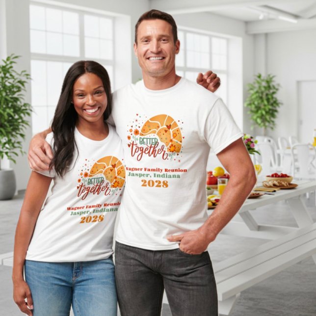 Family Reunion Better Together Customised Name  T-Shirt (Creator Uploaded)