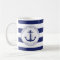 Family Reunion Blue Nautical Anchor Monogram Name