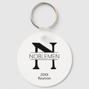 Family Reunion Button Monogram Keychain