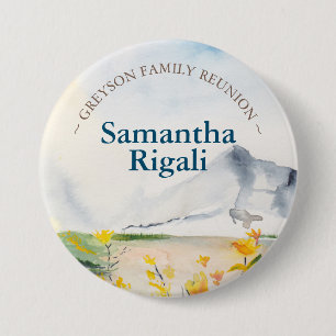 Family Reunion Buttons Mountain Theme