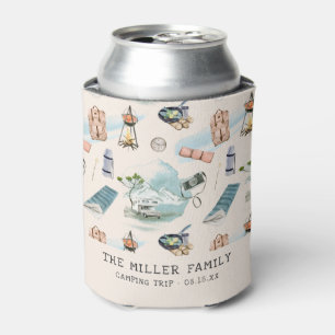 Family Reunion Camping Road Trip Personalised Can  Cooler