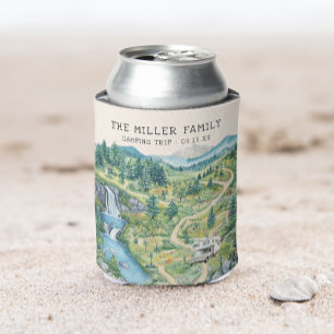 Family Reunion Camping Road Trip Personalised  Can Cooler