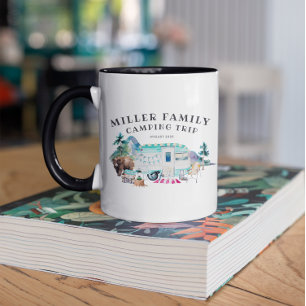 Family Reunion Camping Road Trip Personalised Mug