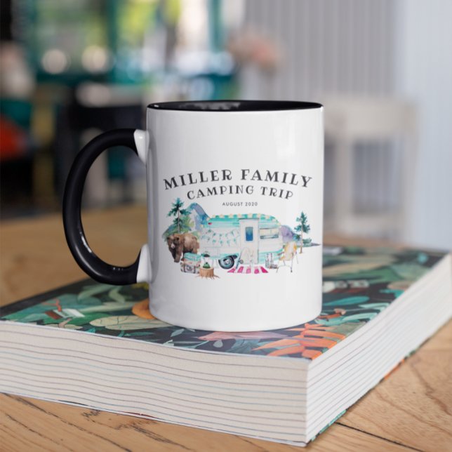 Family Reunion Camping Road Trip Personalised Mug (Creator Uploaded)
