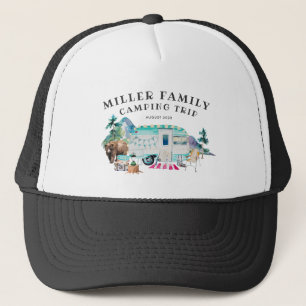 Family Reunion Camping Road Trip Personalised Trucker Hat