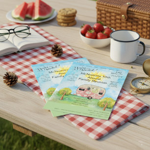 Family Reunion Camping Weekend Invitation