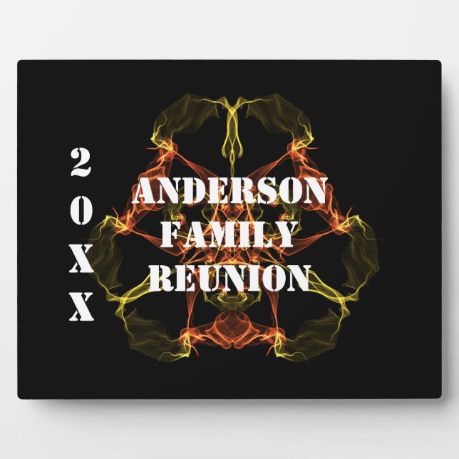 Family Reunion Celestial Space Theme Welcome Table Plaque (Front)