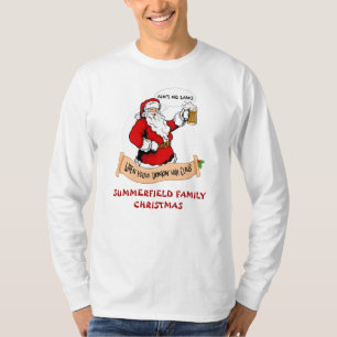 Family Reunion Christmas Funny Matching Dad T-Shirt
