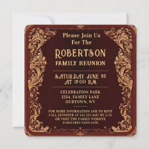 Family Reunion Collection Invitation