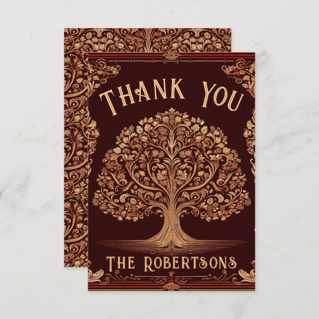 Family Reunion Collection Thank You Card (Front/Back)