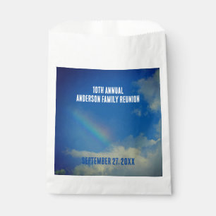 Family Reunion Colourful Rainbow Annual Event Favo Favour Bag