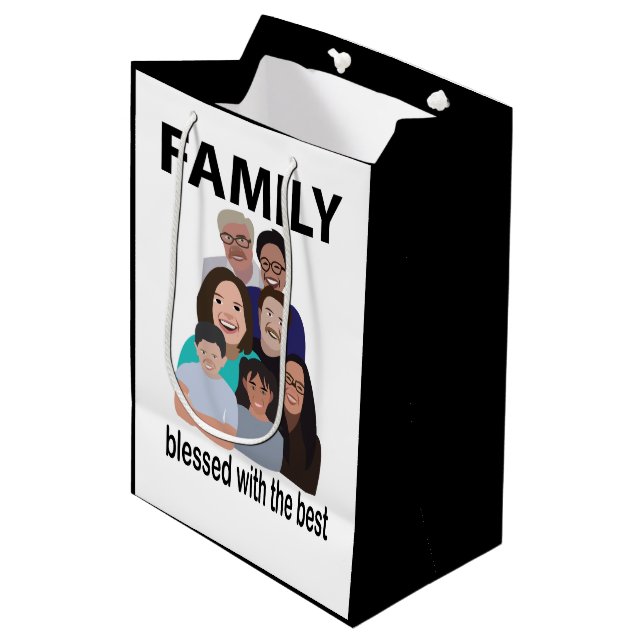 Family Reunion Cool Family Reunion  Medium Gift Bag (Front Angled)