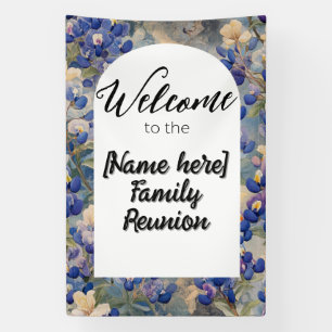 Family Reunion, Country Chic Bluebonnets, Banner