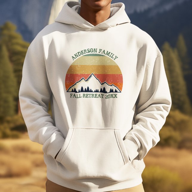 Family Reunion Custom Fall Retreat Sunset Hoodie (Creator Uploaded)